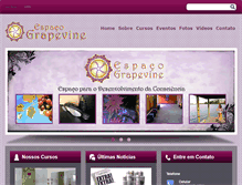 Tablet Screenshot of grapevine.com.br