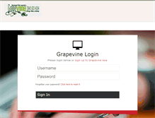 Tablet Screenshot of grapevine.co.uk